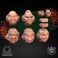 Head Bits Set - Flame Lizards Demolition Heads (set of 50)