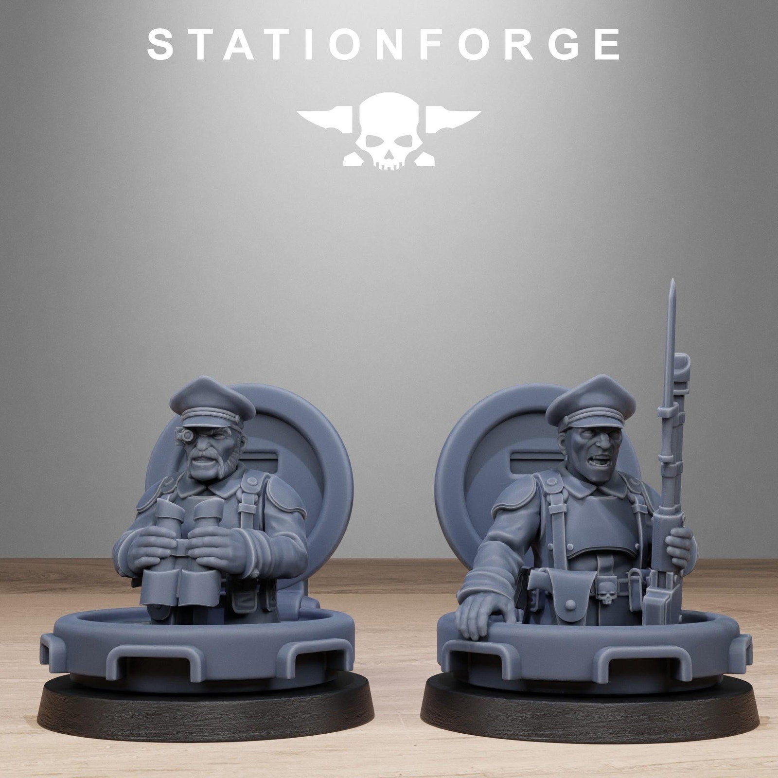 Tank Commanders - figures only, no hatches