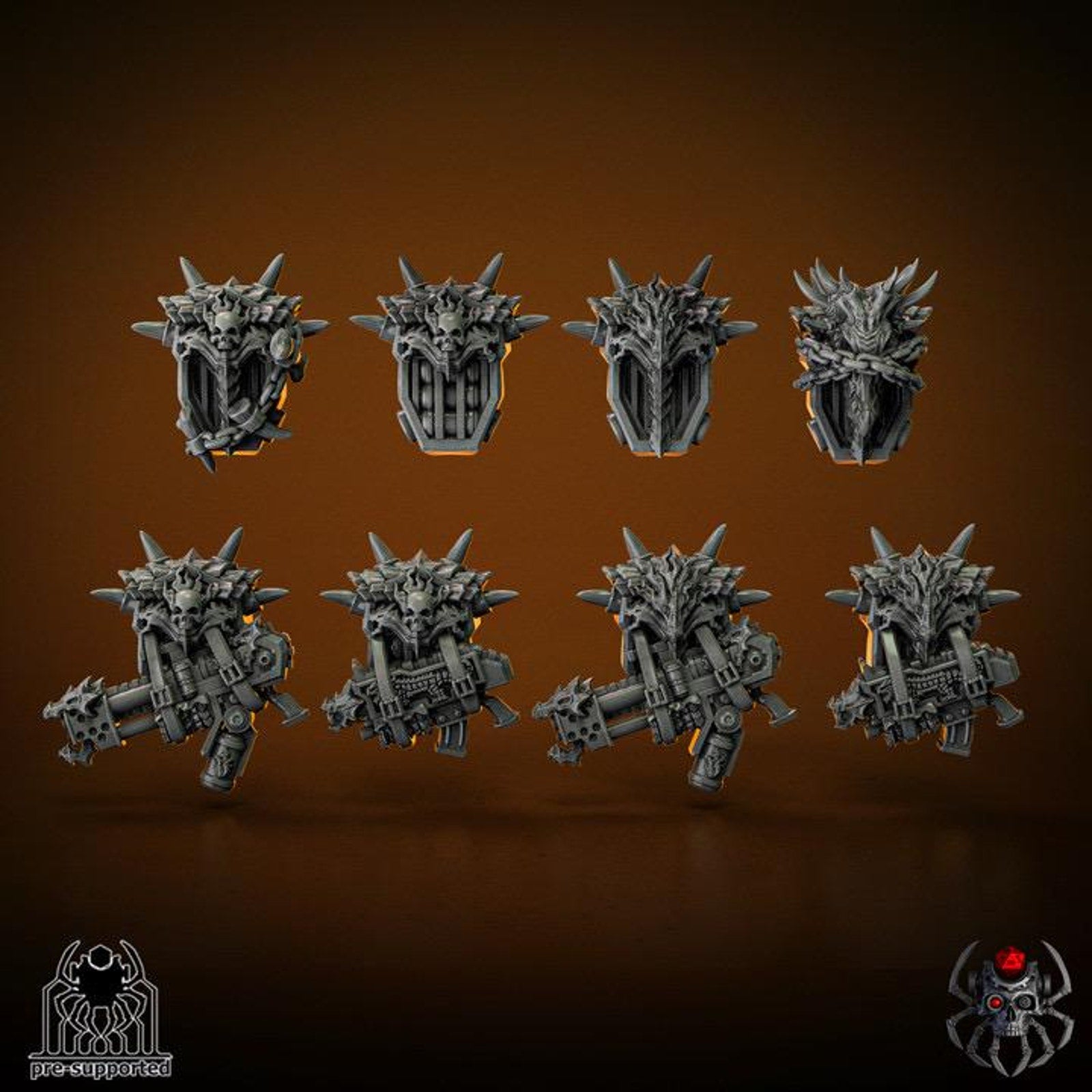 Backpacks Bits Set - Flame Lizards (set of 30)