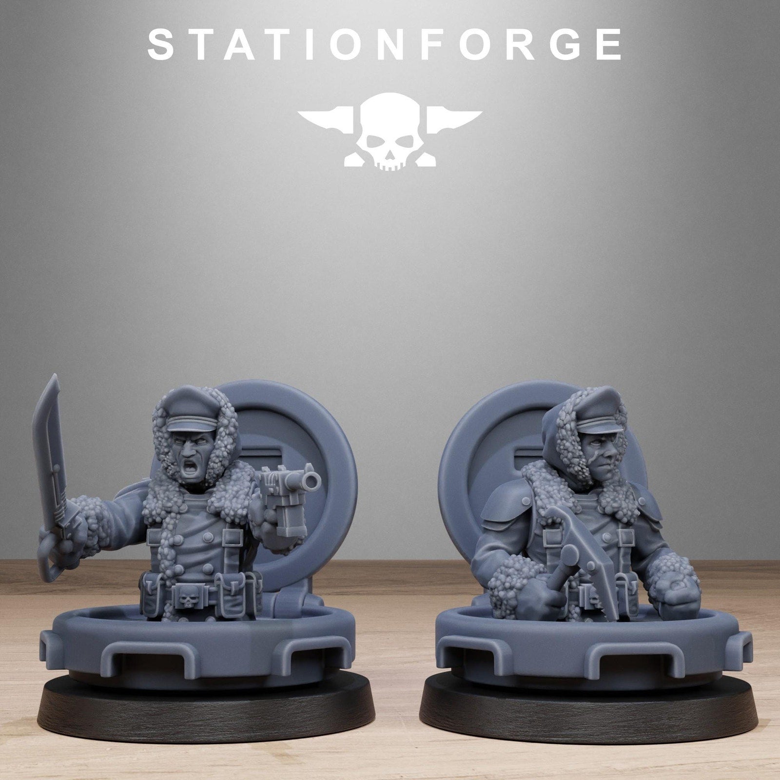 Tank Commanders - figures only, no hatches