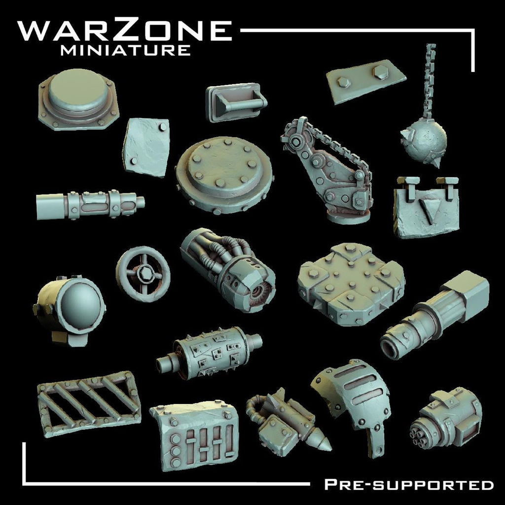 Scraplands Kitbash Vol. 3 (50 pieces)