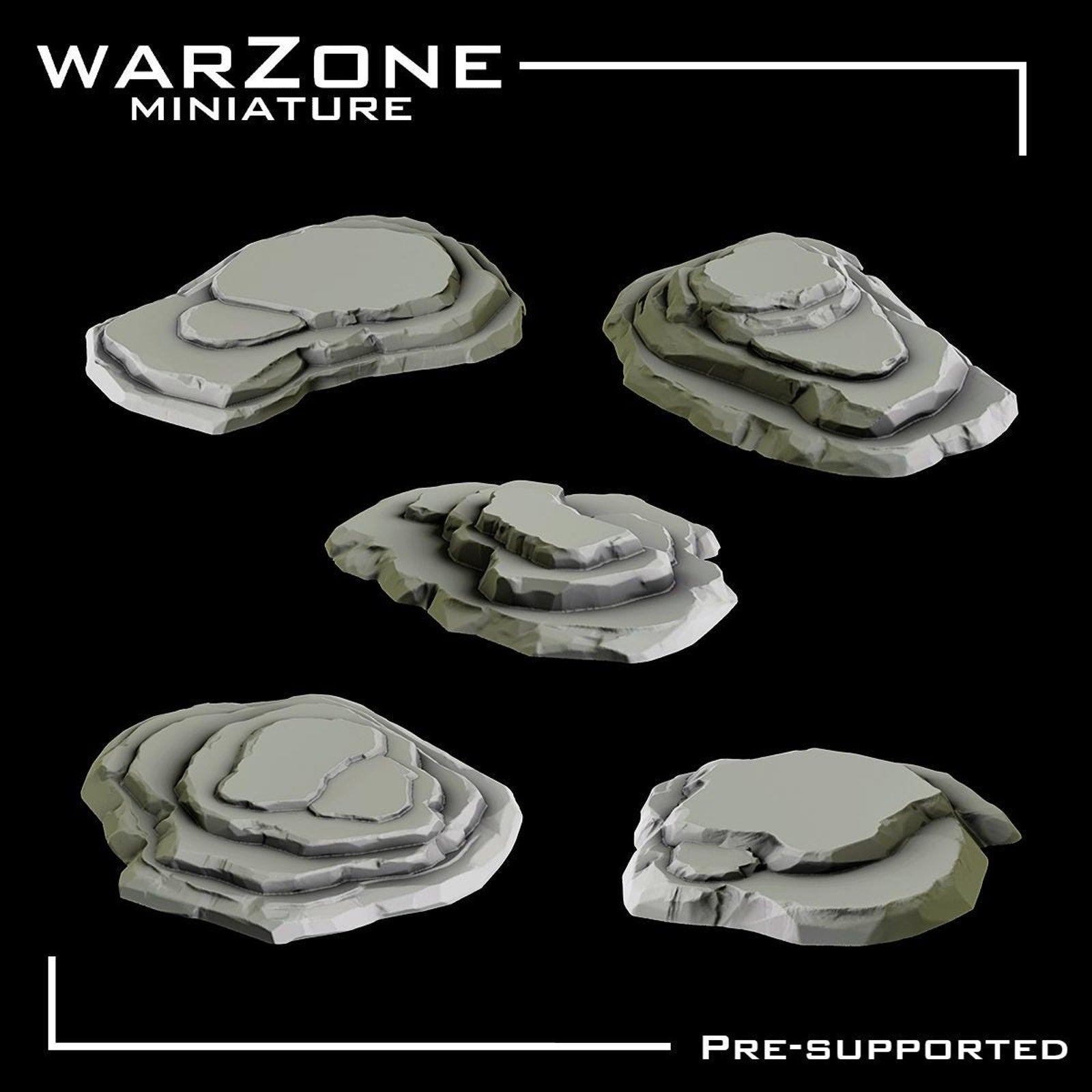 Rocks basing bits Vol. 06 (50 pieces)