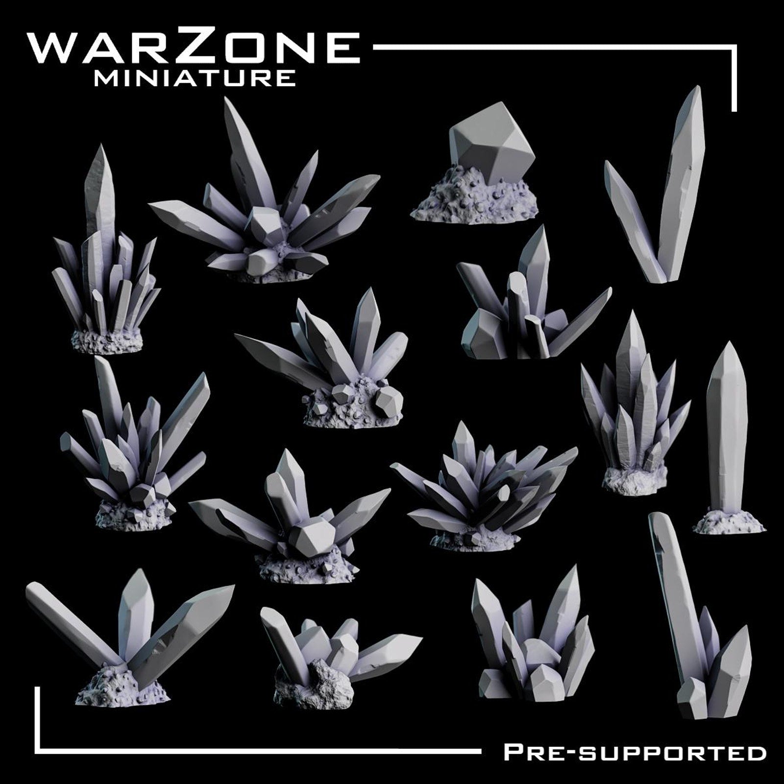 Crystals Basing Bits Vol. 03 (50 pieces)