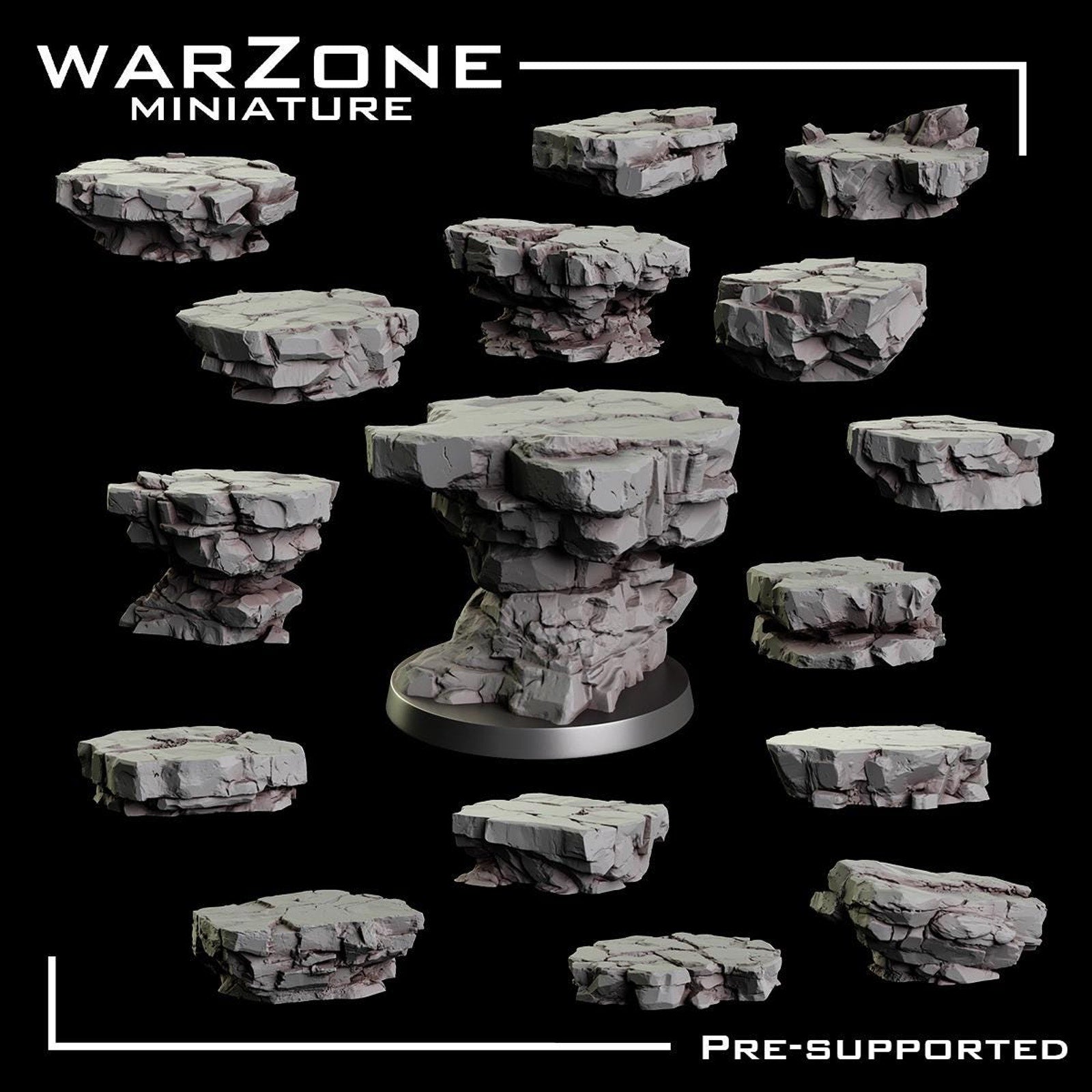 Rocks basing bits Vol. 05 (50 pieces)