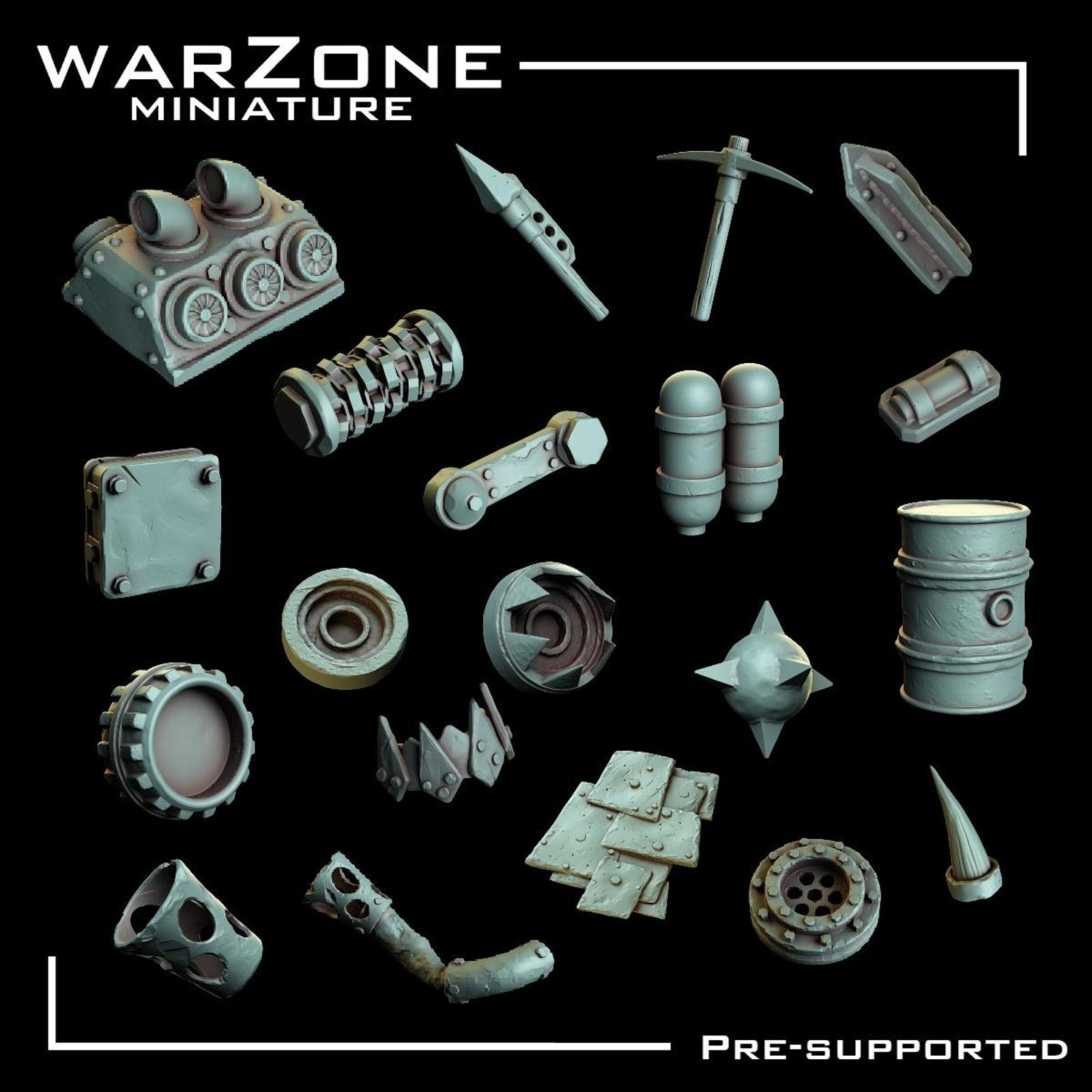Scraplands Kitbash Vol. 2 (50 pieces)