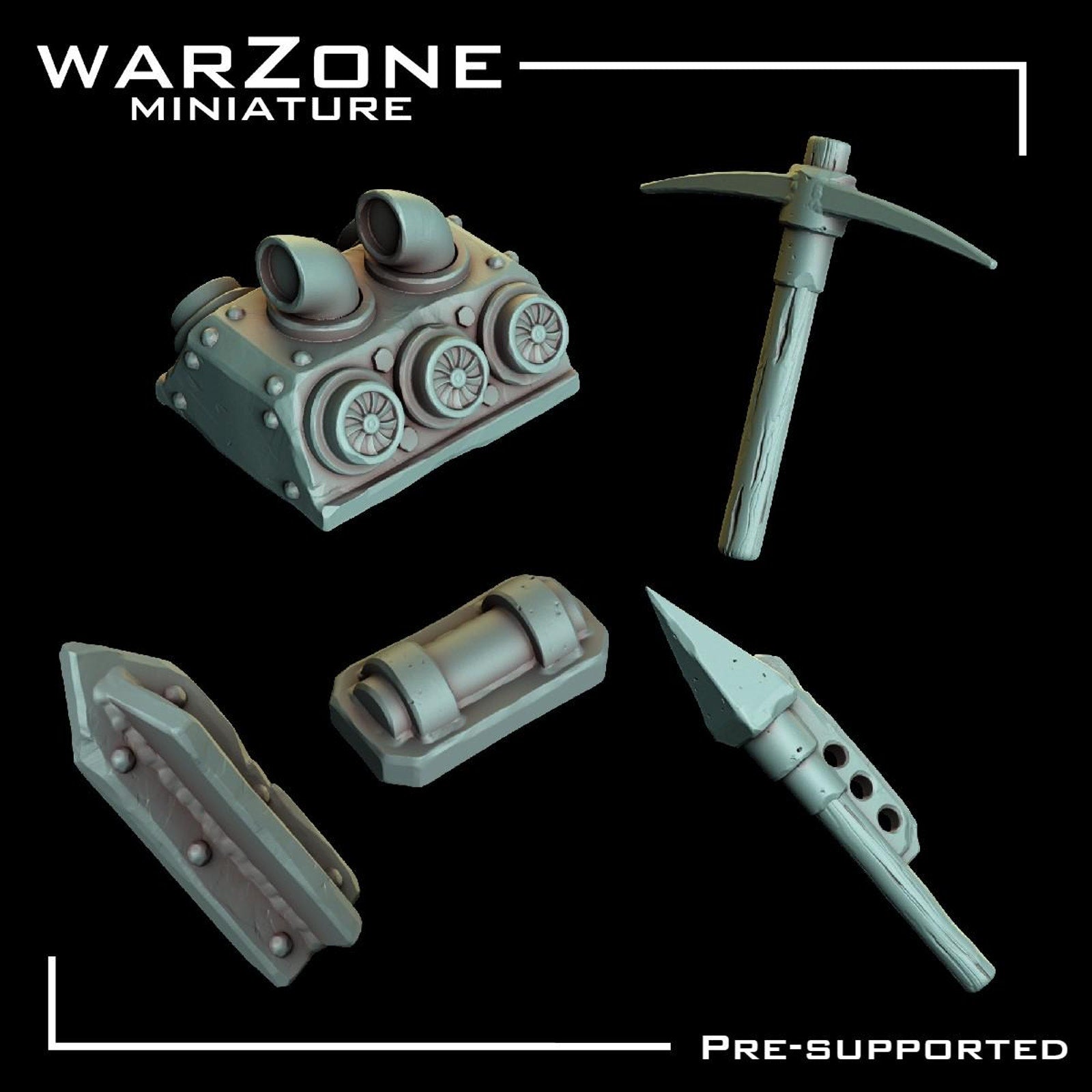 Scraplands Kitbash Vol. 2 (50 pieces)