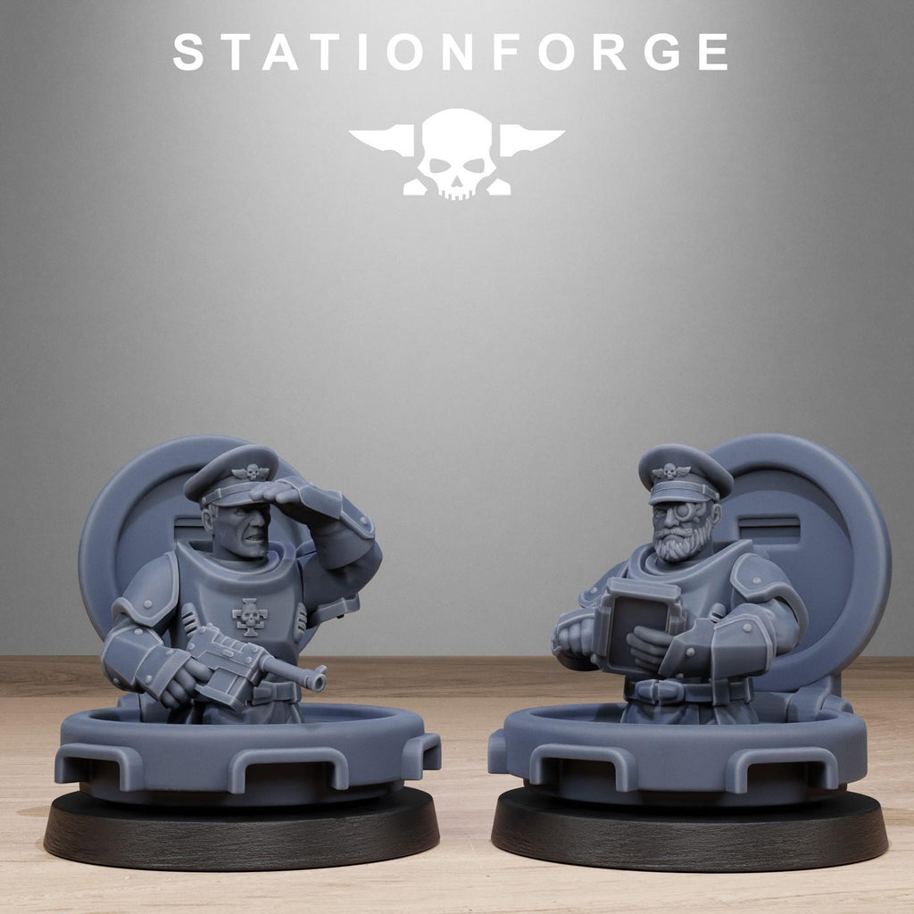 Tank Commanders - figures only, no hatches