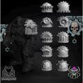 Shoulder Bits Set - Metal Warriors (set of 40)