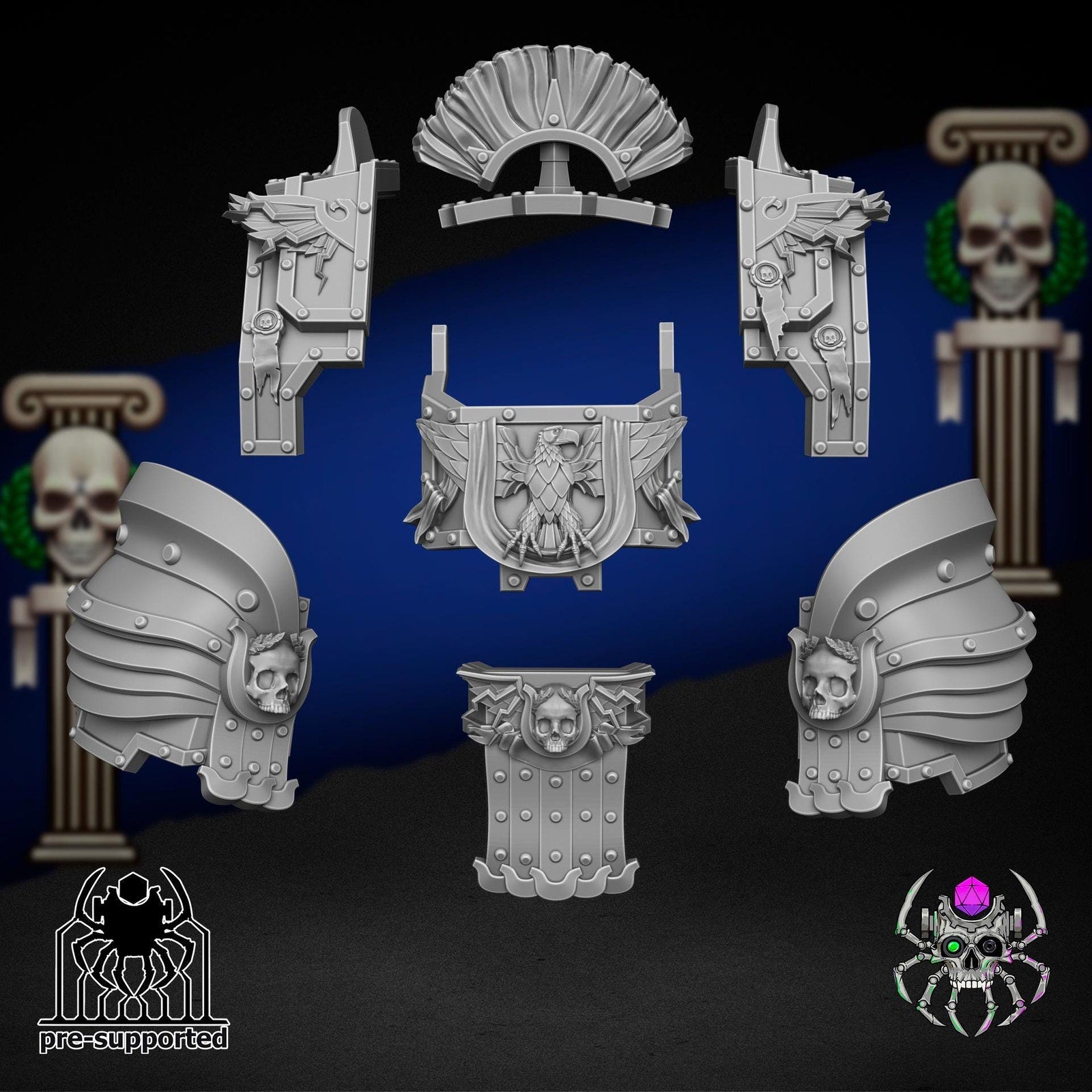 Decorative Panels Protector of Praetorians of Cobalt (not full model)