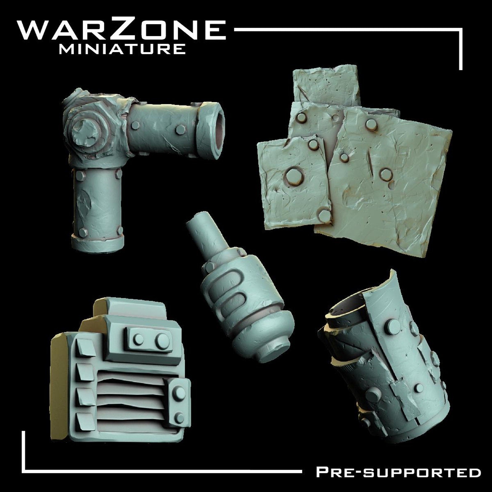 Scraplands Kitbash Vol. 1 (50 pieces)