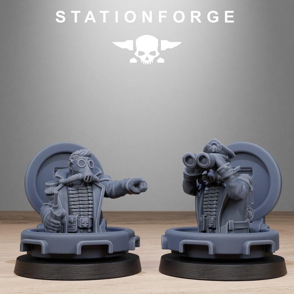 Tank Commanders - figures only, no hatches
