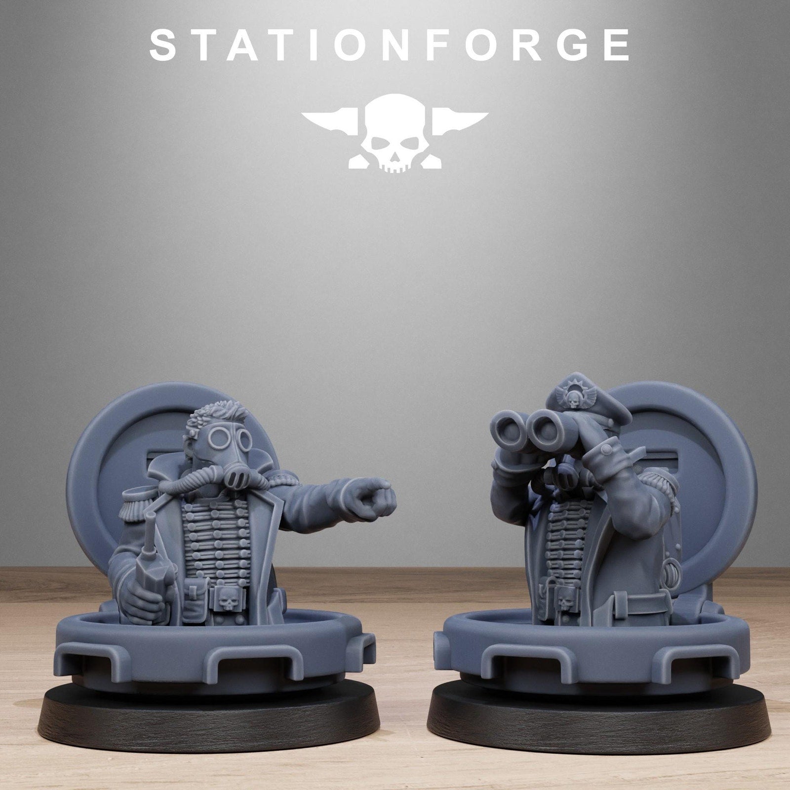 Tank Commanders - figures only, no hatches