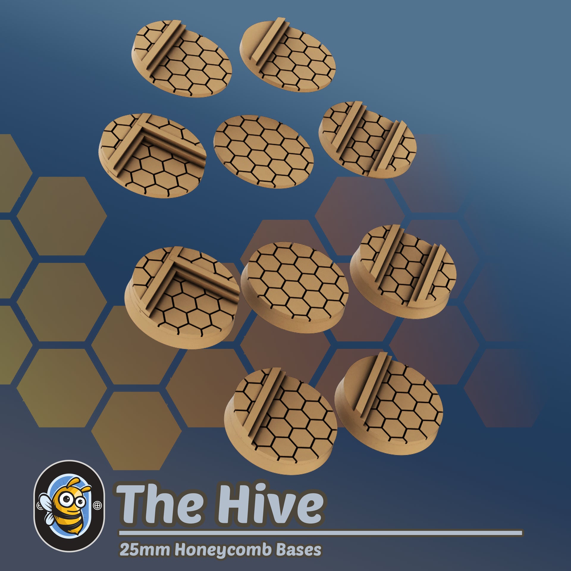 The Hive Honeycomb Bases (set of 10 bases)