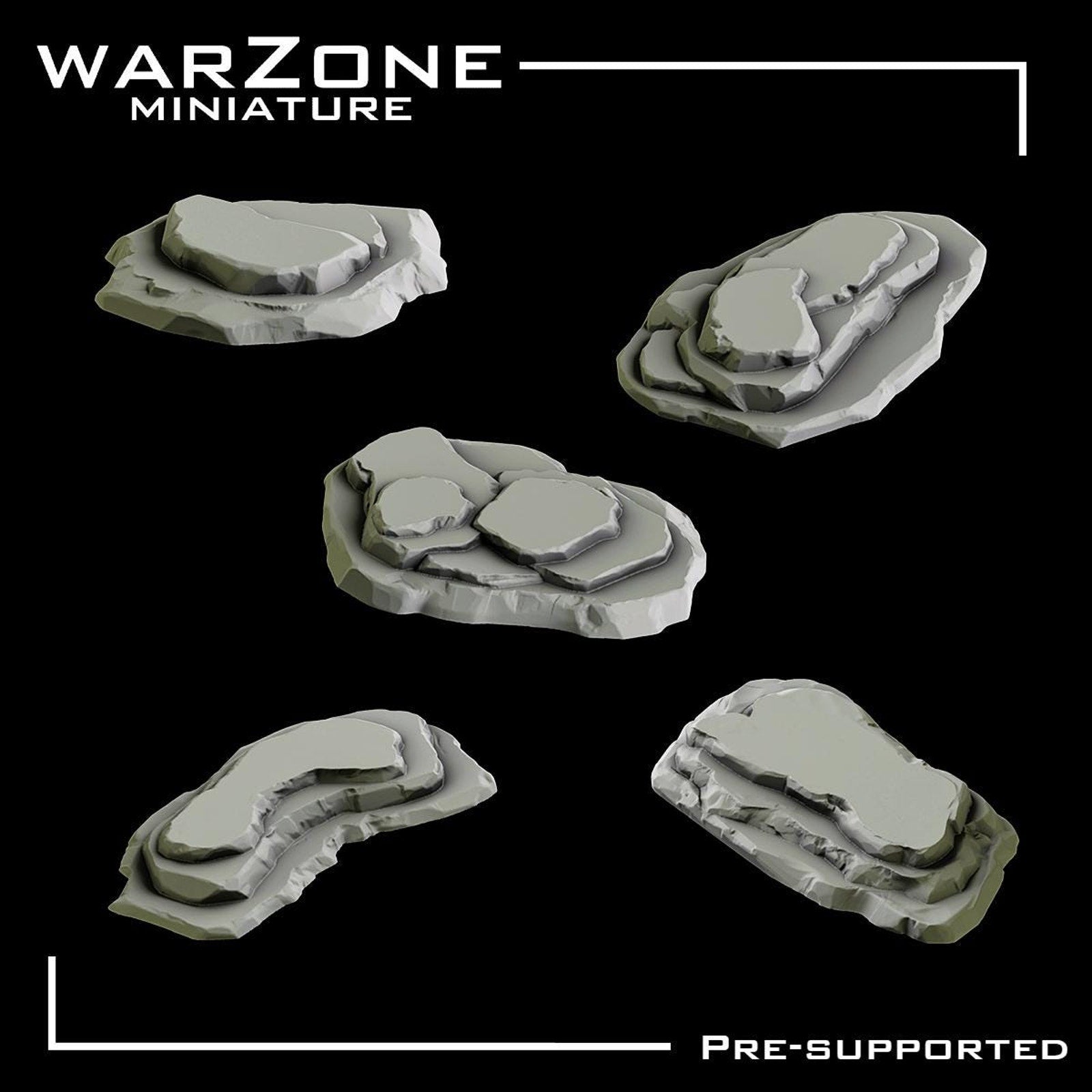 Rocks basing bits Vol. 06 (50 pieces)