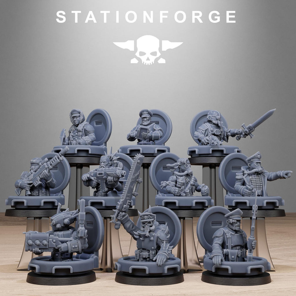 Tank Commanders - figures only, no hatches