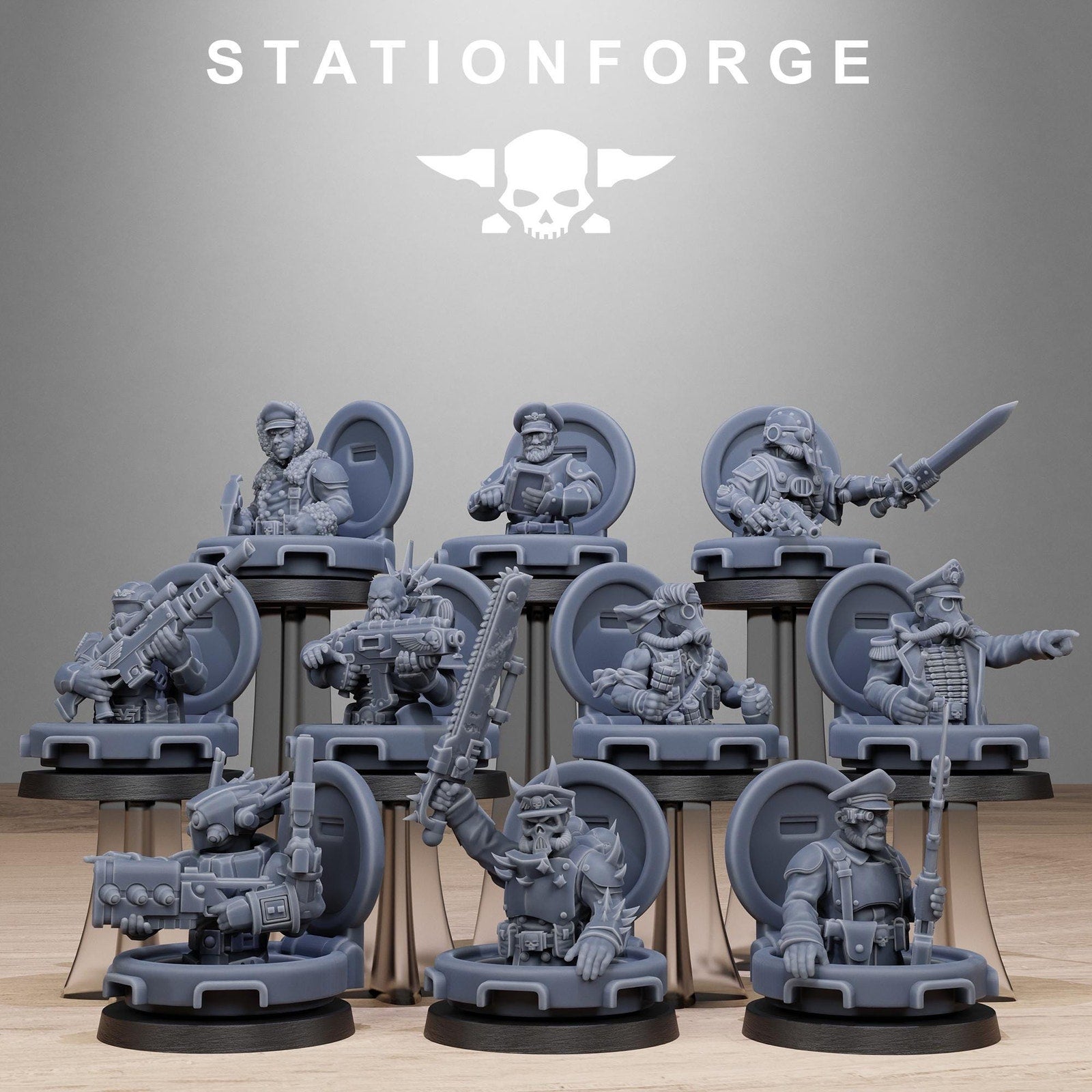 Tank Commanders - figures only, no hatches