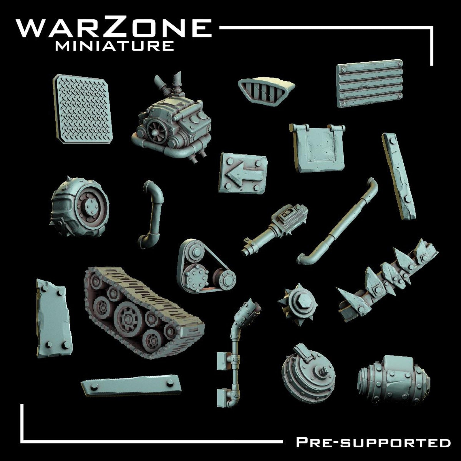 Scraplands Kitbash Vol. 4 (50 pieces)