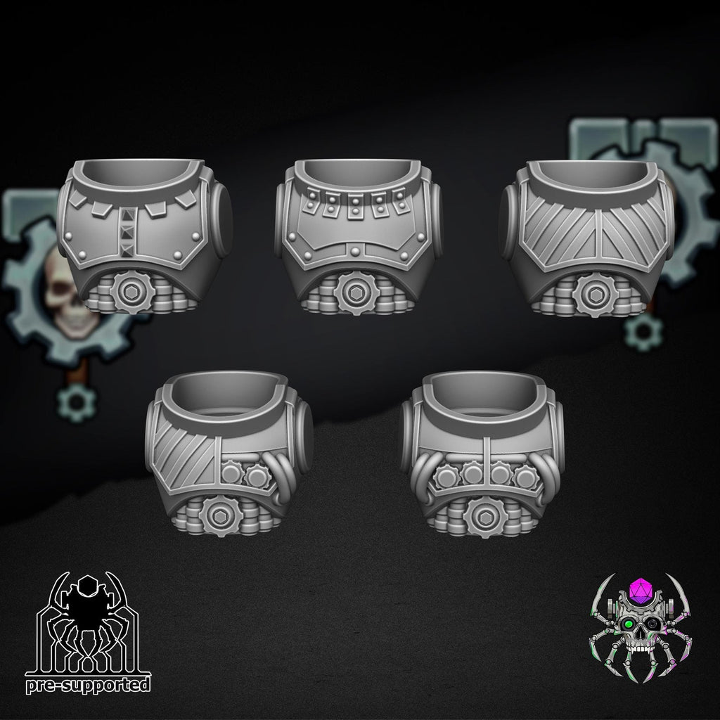 Chests Bits Set - Metal Warriors (set of 10)
