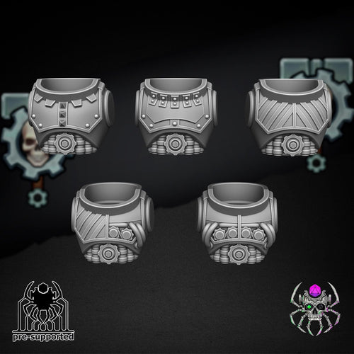 Chests Bits Set - Metal Warriors (set of 10)