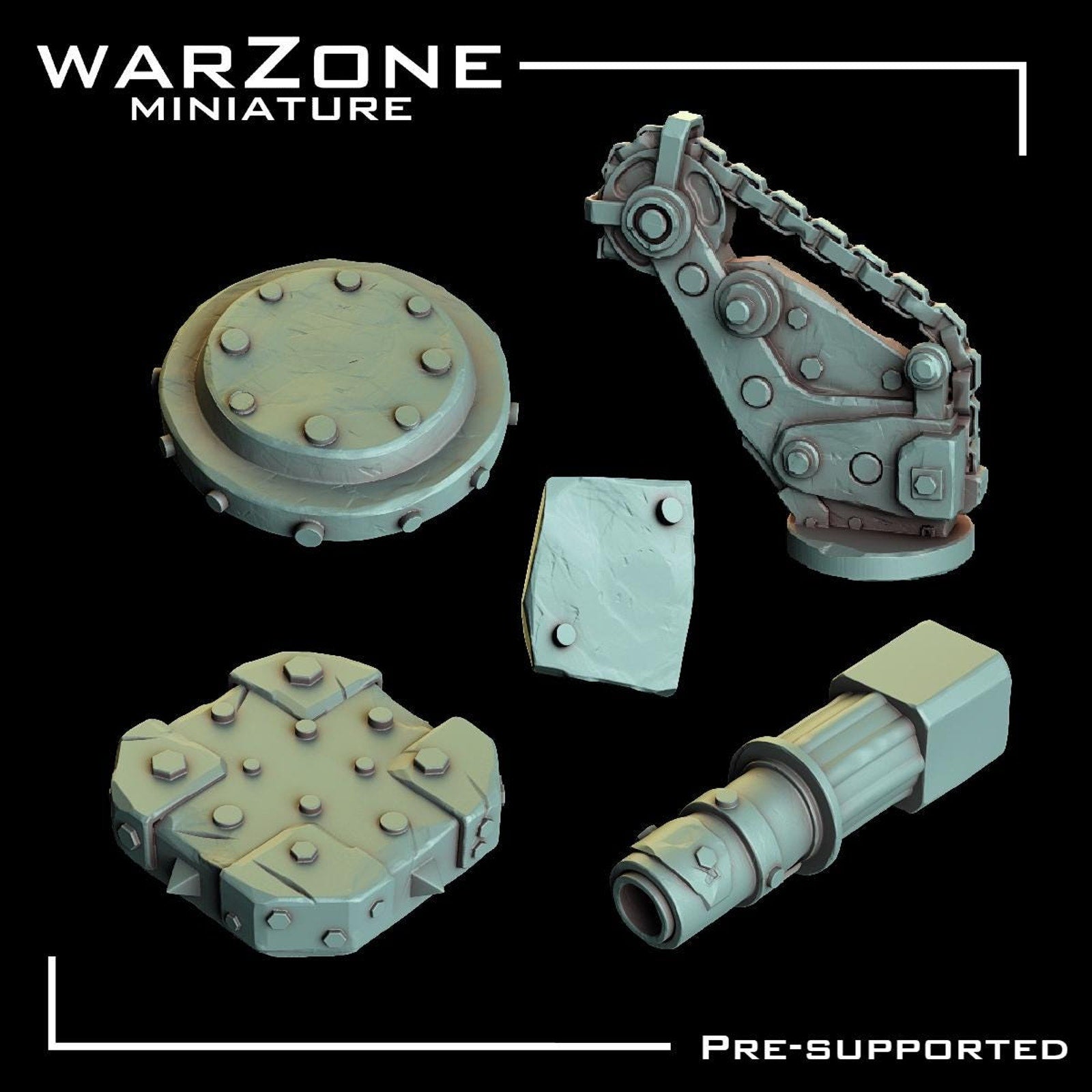 Scraplands Kitbash Vol. 3 (50 pieces)