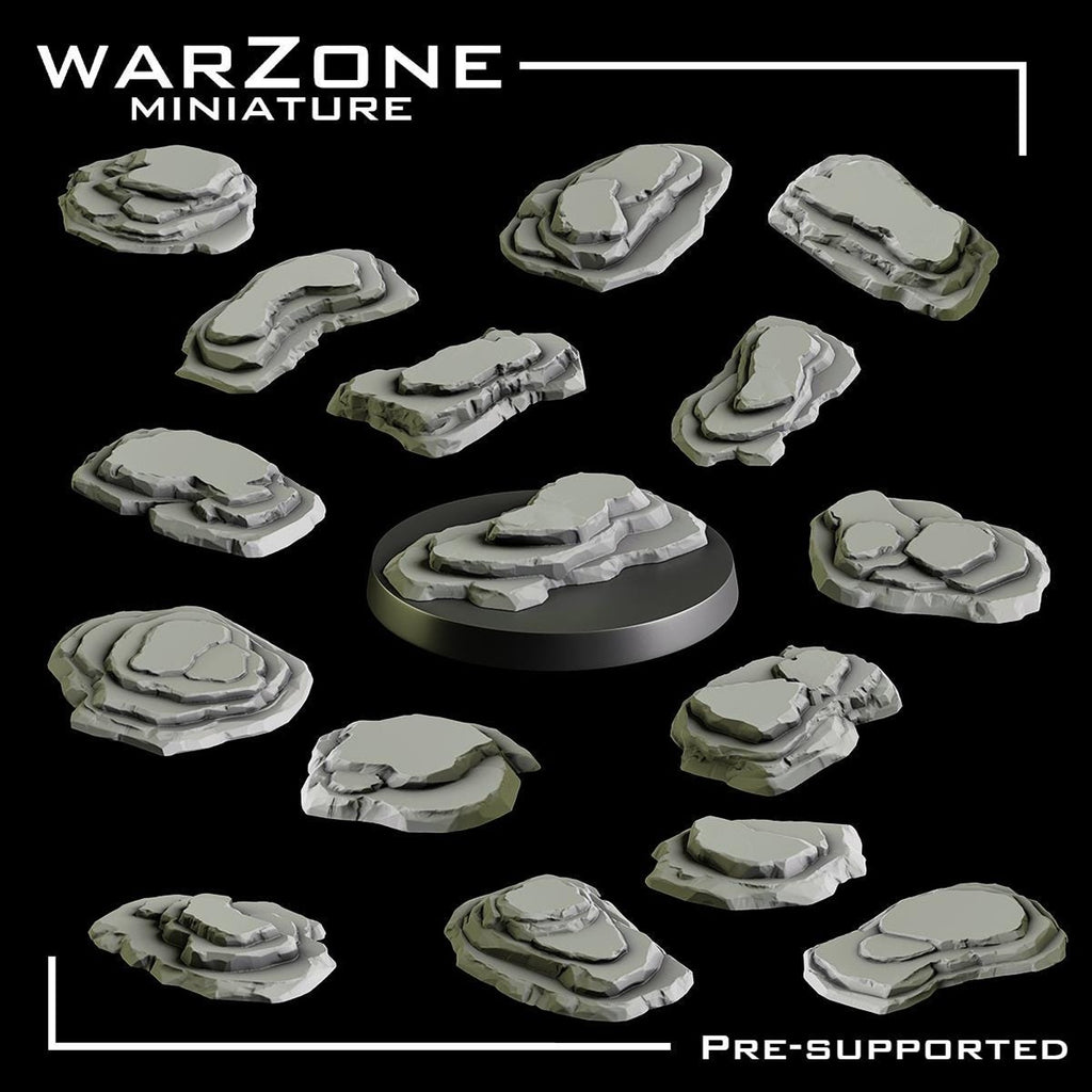 Rocks basing bits Vol. 06 (50 pieces)