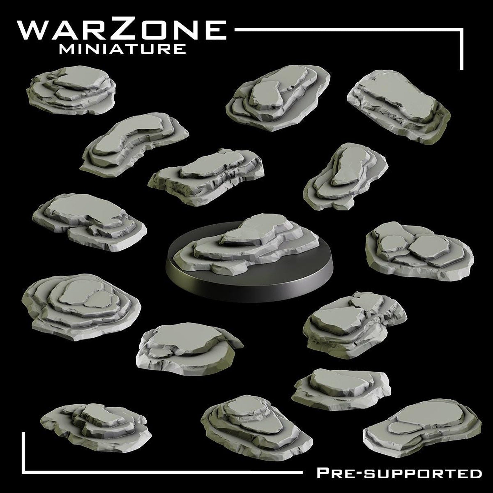 Rocks basing bits Vol. 06 (50 pieces)