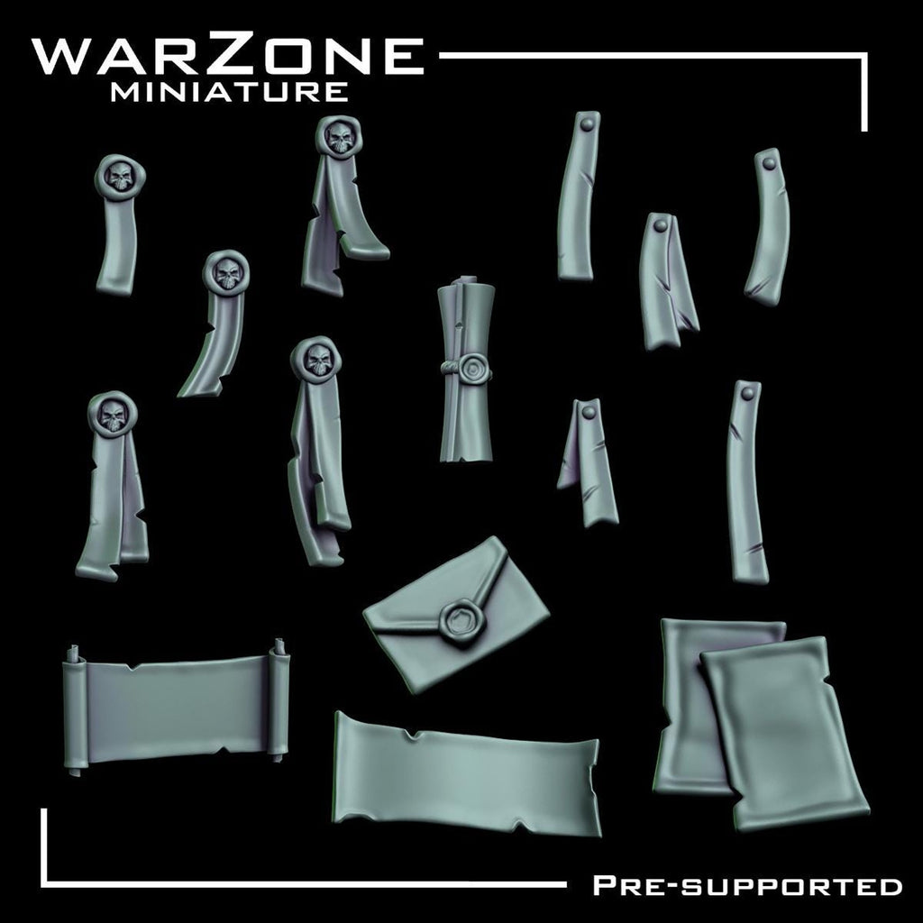 Purity Seals and scrolls - Basing Bits (50 pieces)