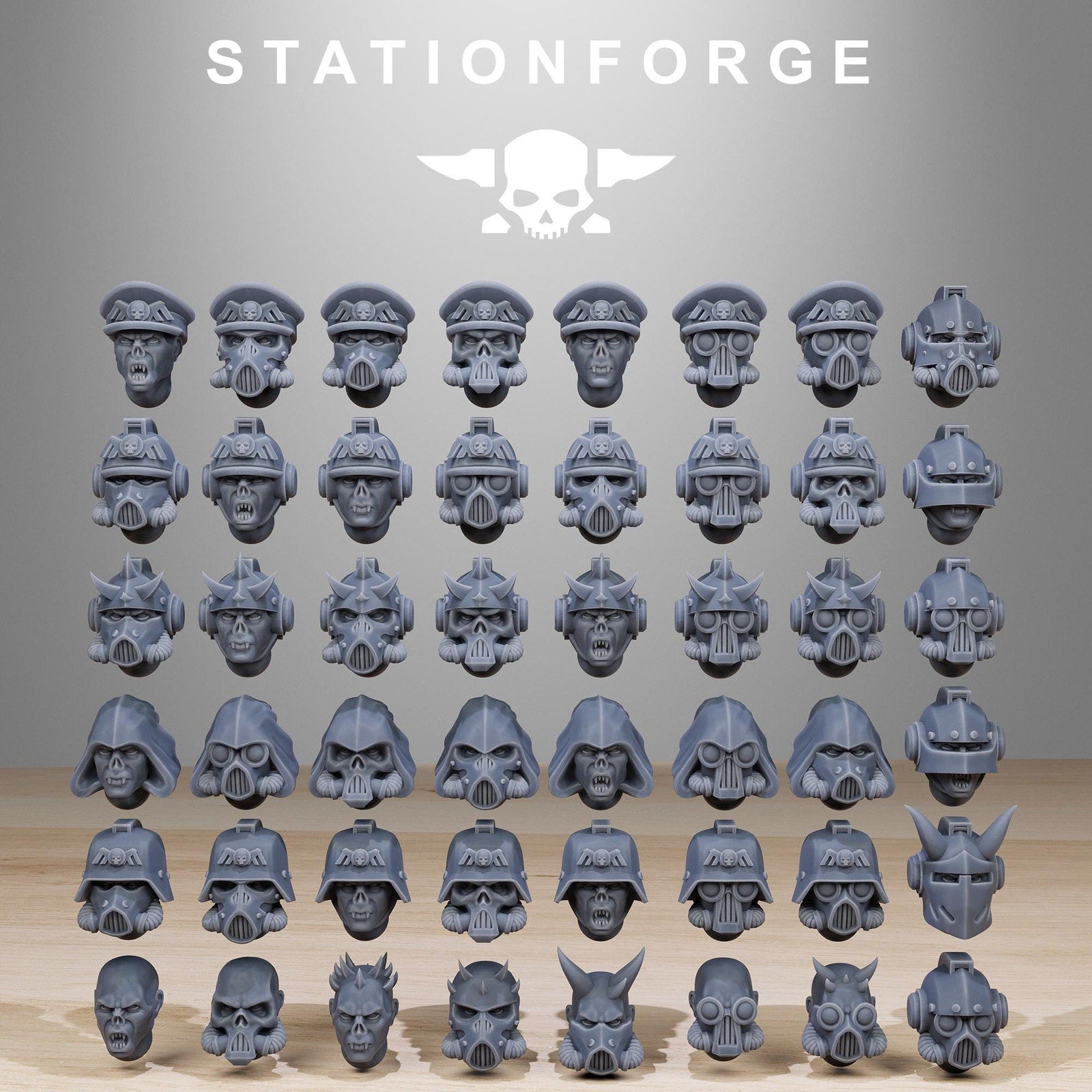 Head Bits Set - Corrupted (set of 50)