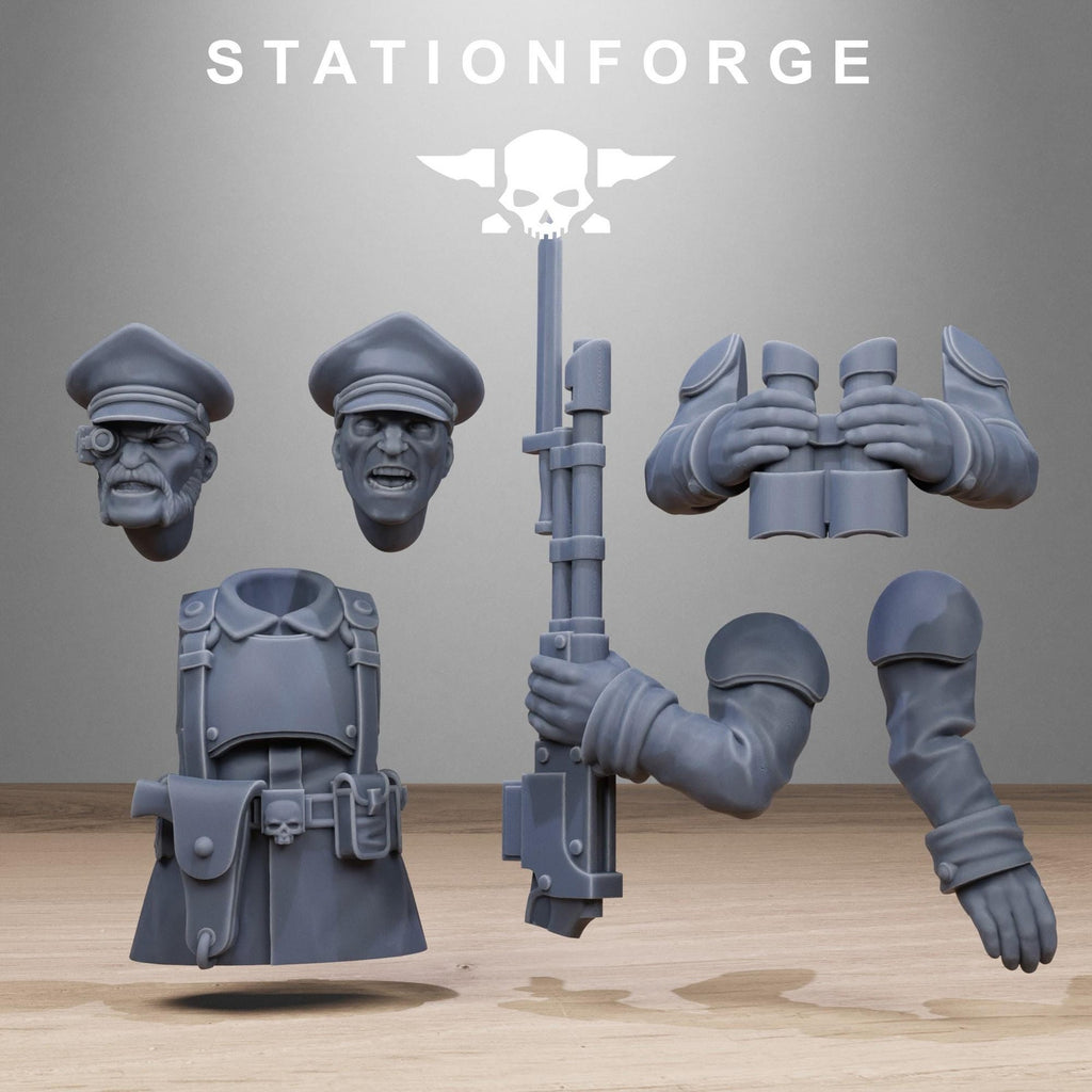 Tank Commanders - figures only, no hatches